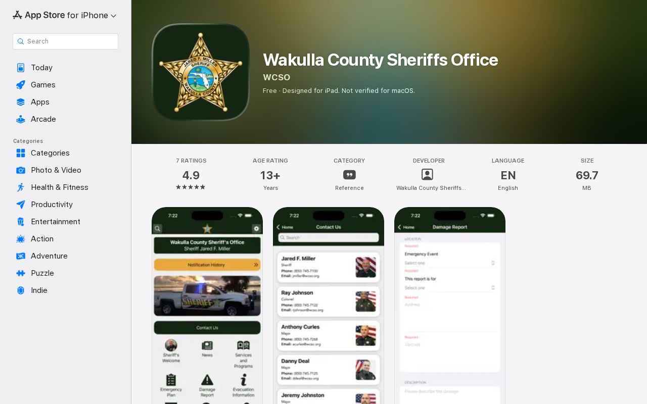 Wakulla County sheriff app for current inmate arrest search